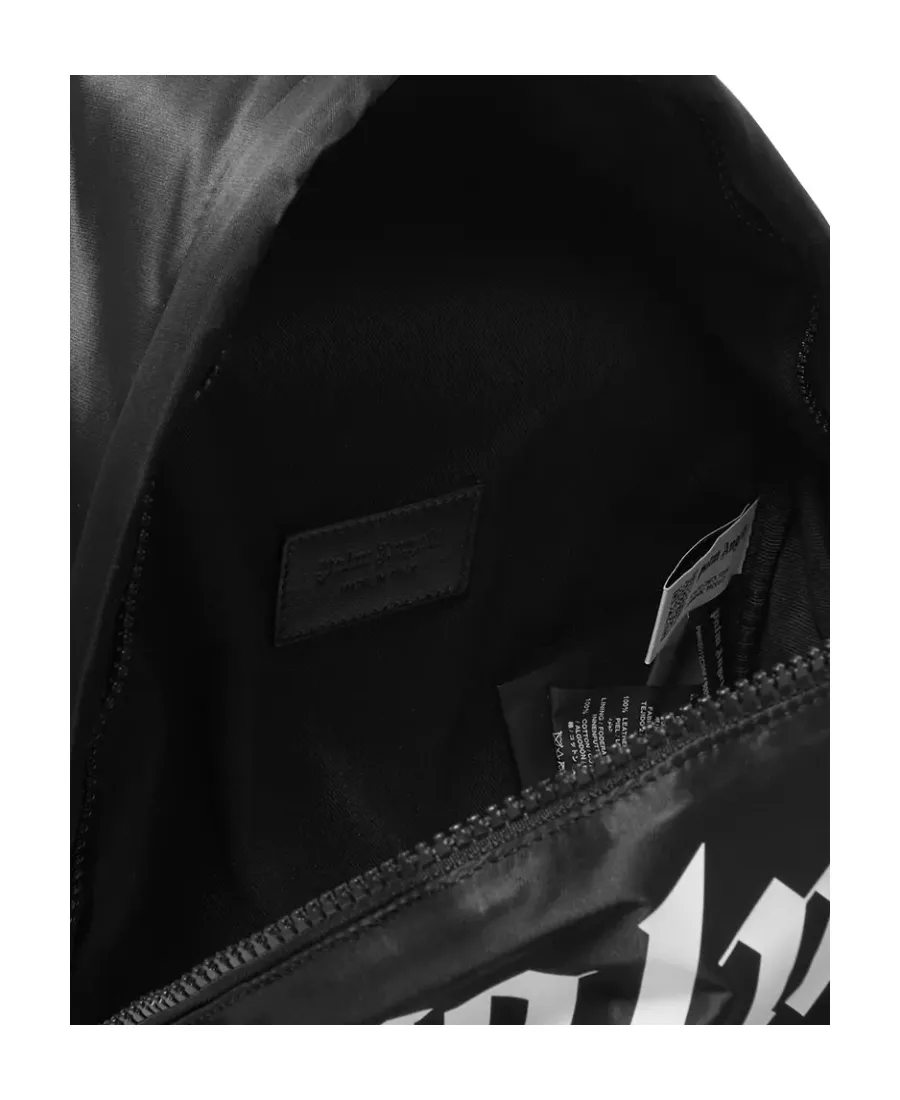 Logo Printed Zipped Backpack