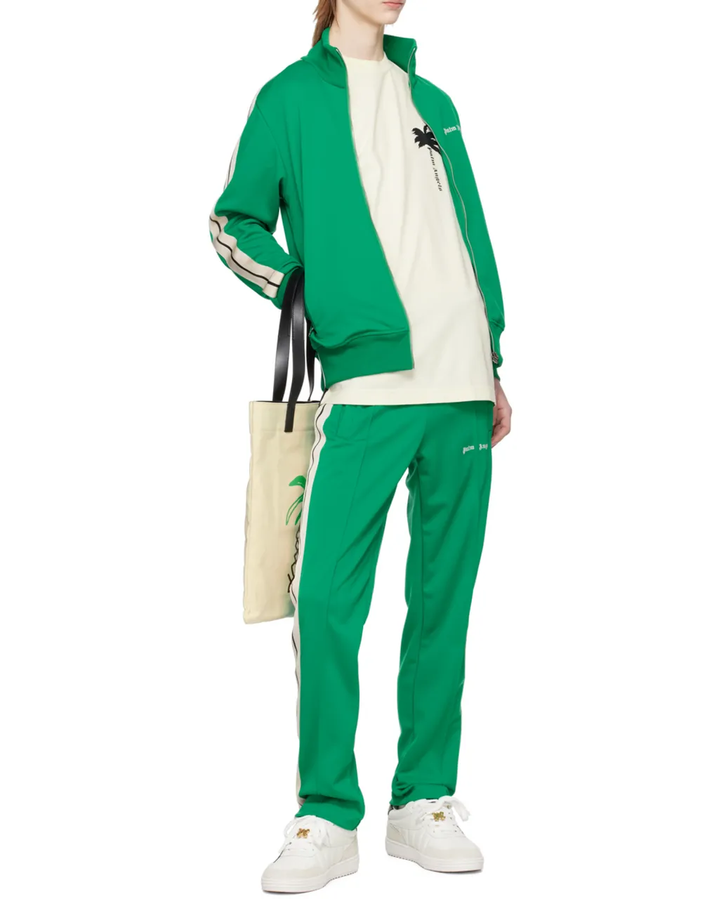 Logo-Printed Elasticated Waist Track Pants