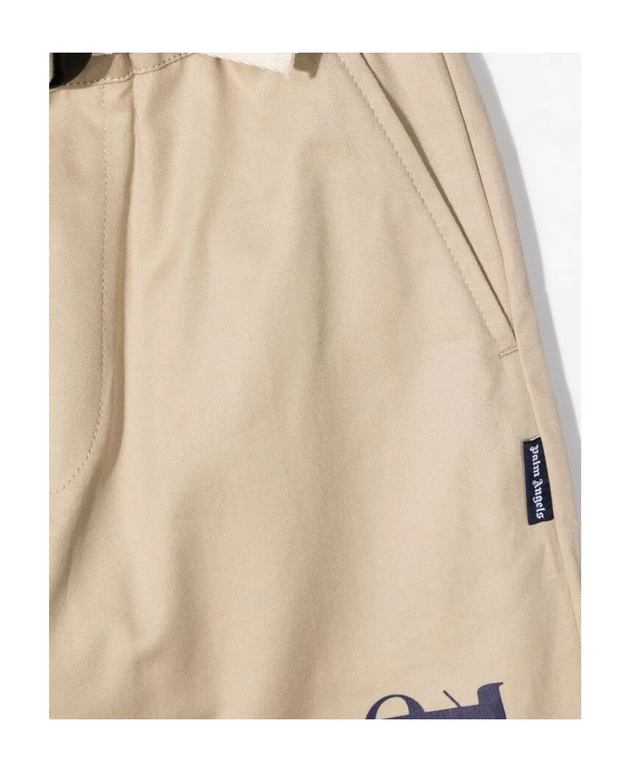 Logo-Print Straight-Leg Trousers