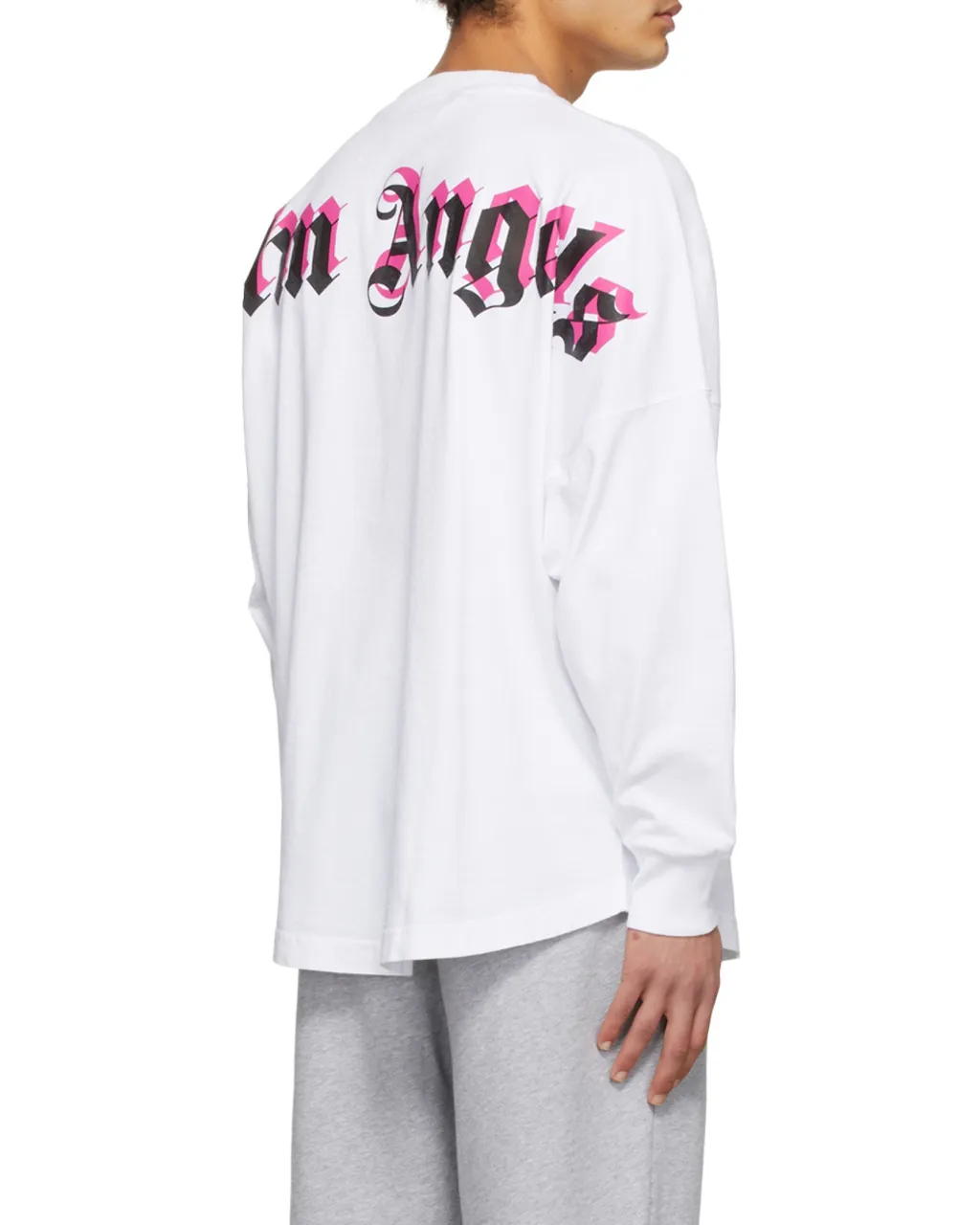 Double Logo-Print Long-Sleeve T-Shirt