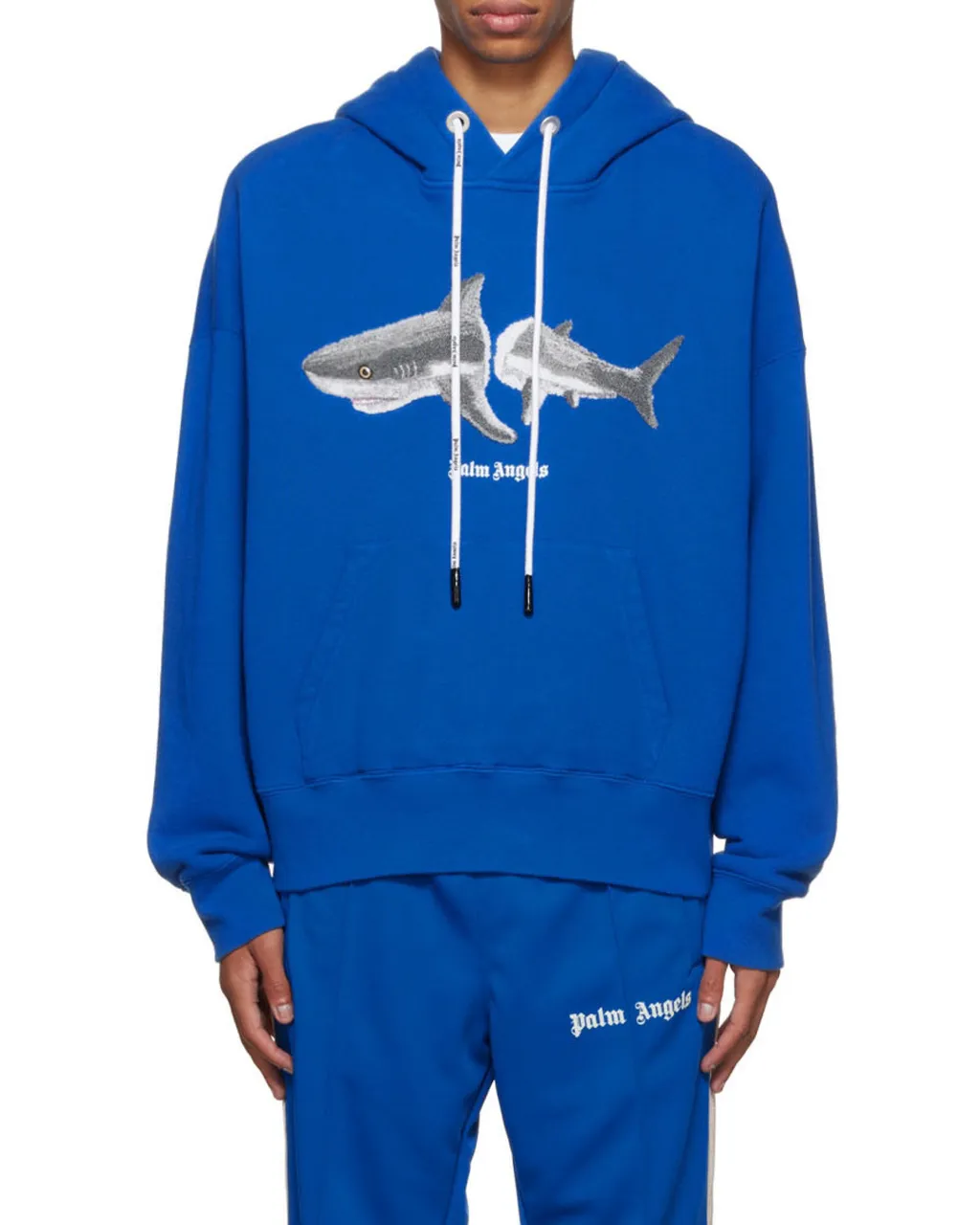 Shark Logo Drawstring Hoodie