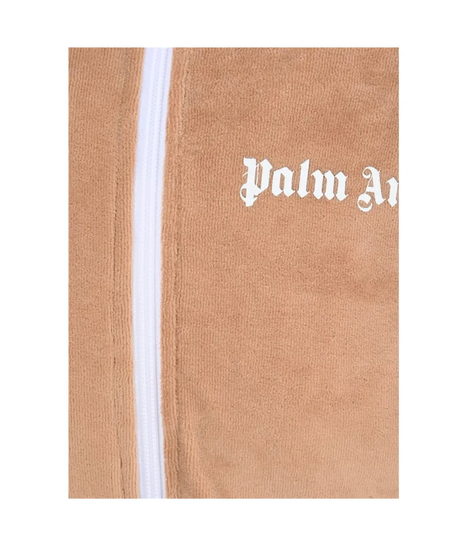 Side Stripe Embroidered-Logo Track Jacket