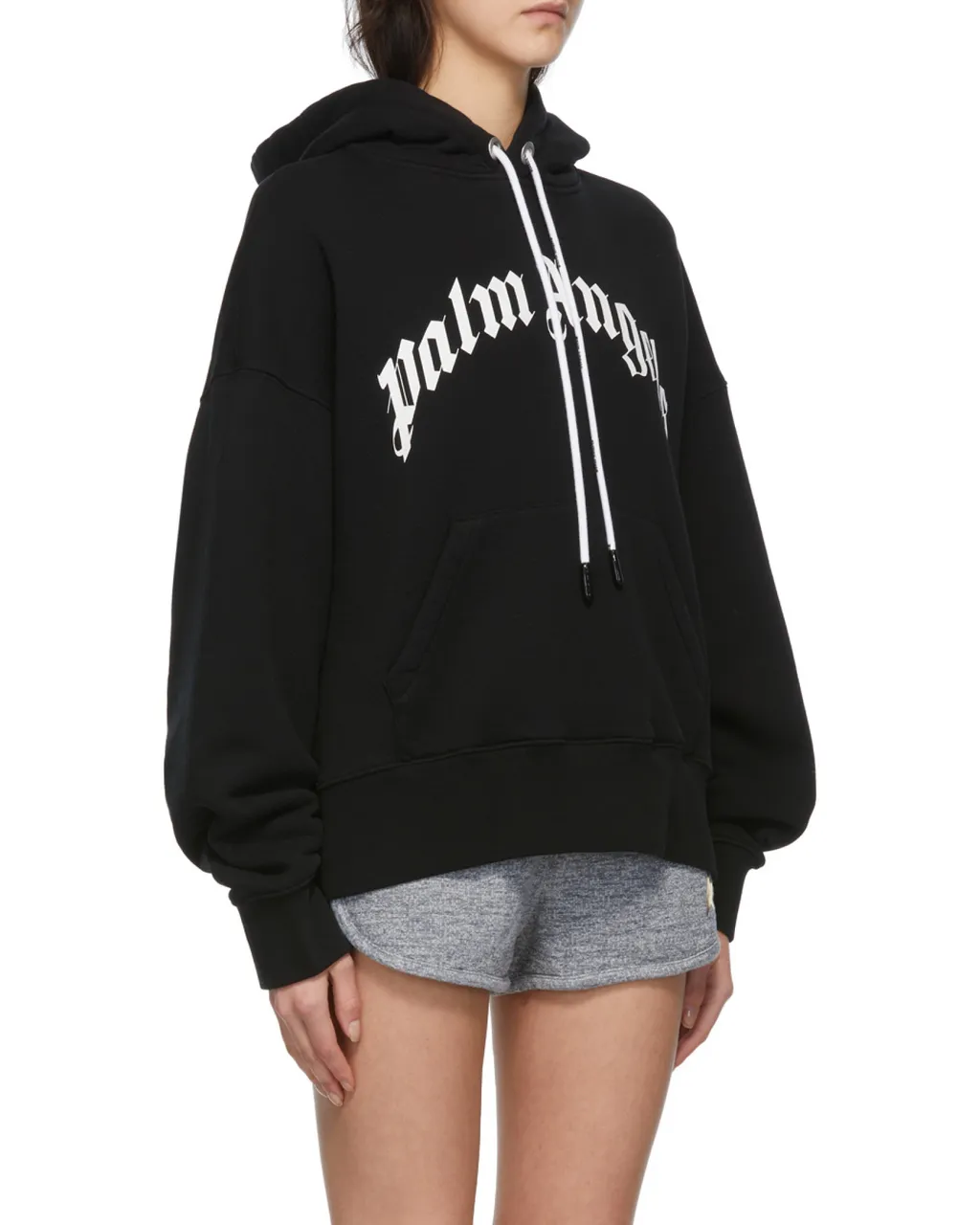 Logo Printed Drawstring Hoodie