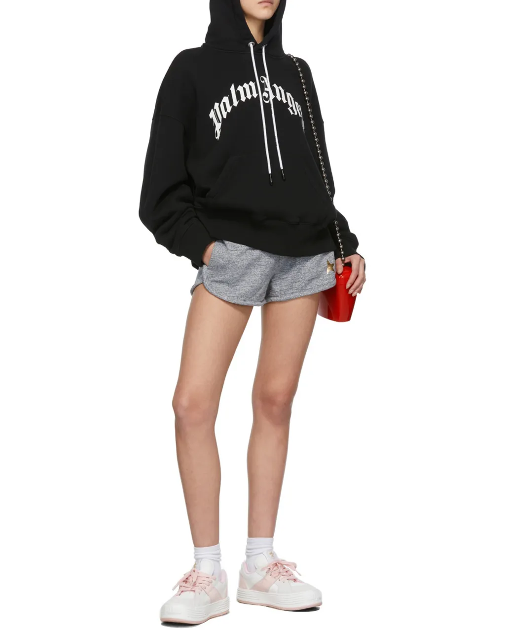 Logo Printed Drawstring Hoodie
