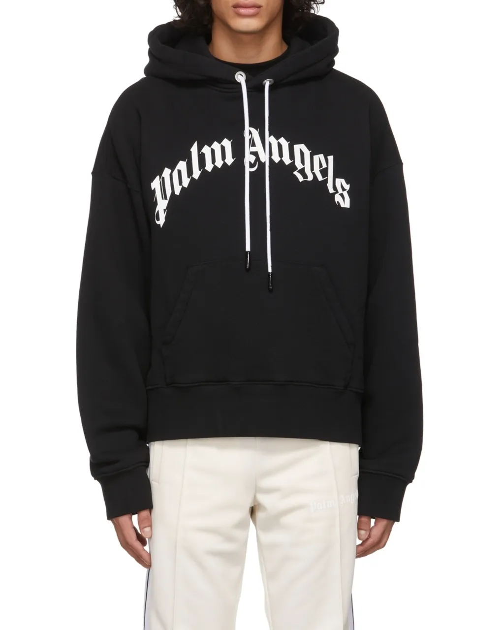 Logo Printed Drawstring Hoodie