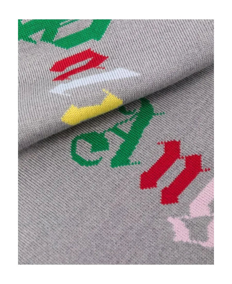 Logo Intarsia Scarf
