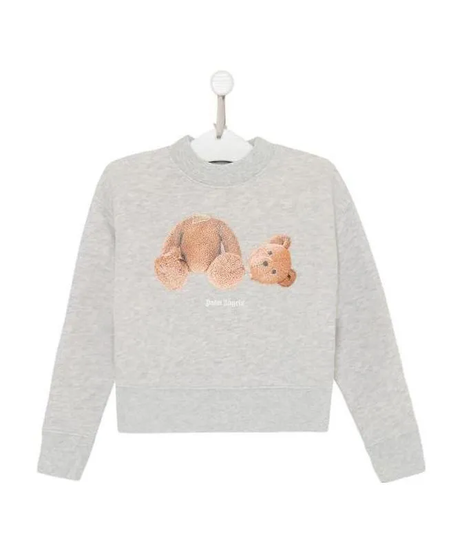 Teddy Bear-Print Cotton Sweatshirt