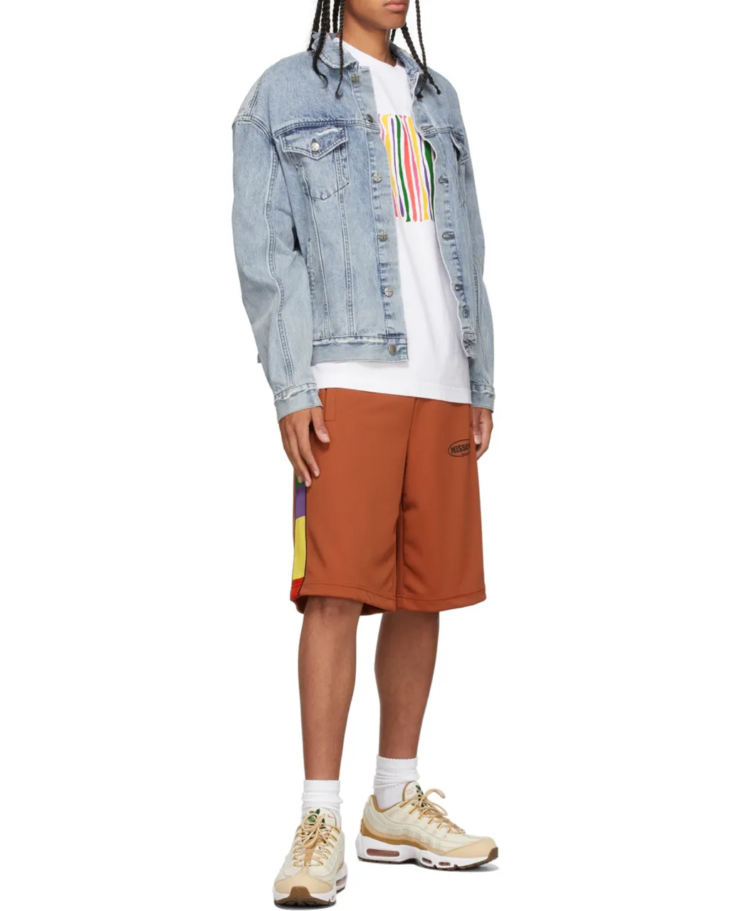 X Missoni Side-Stripe Track Shorts