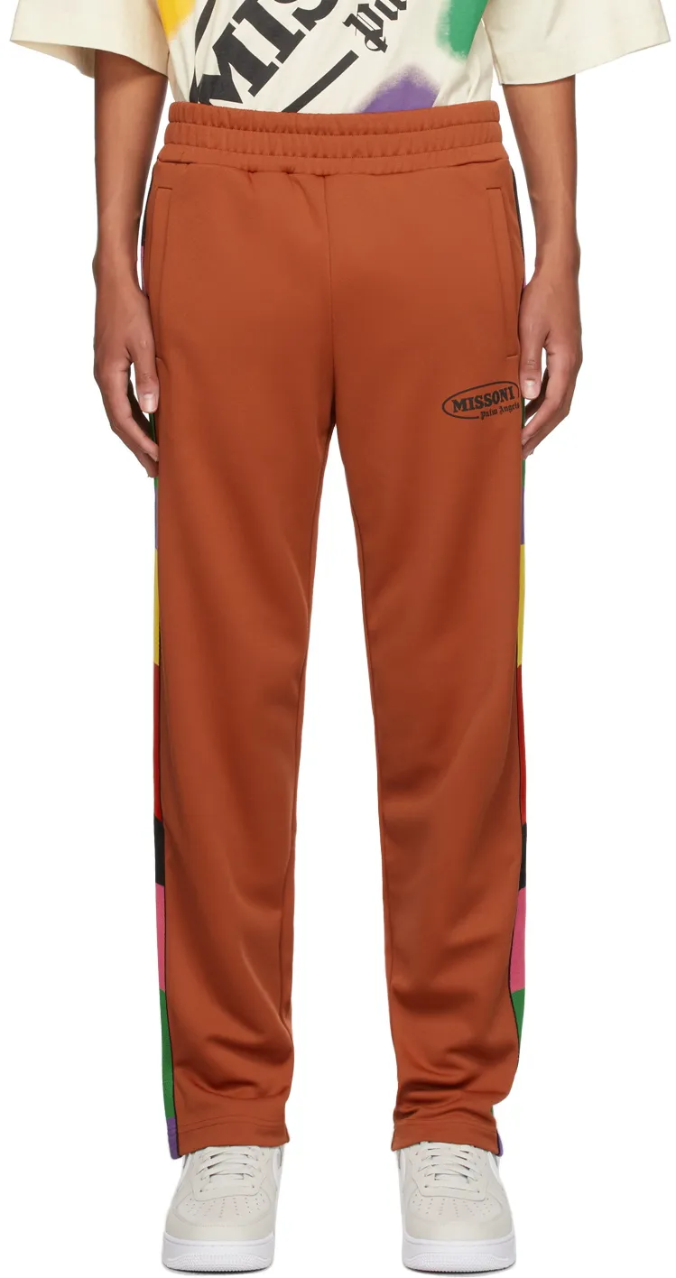 X Missoni Colour Block Stripe Track Pants