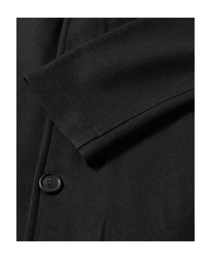 Curved Logo Coat