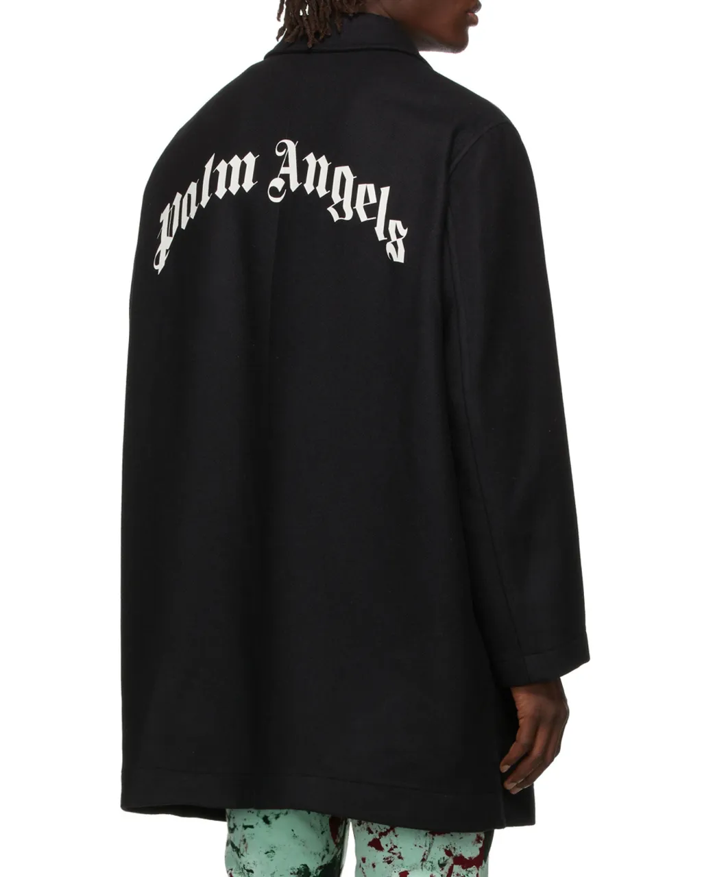 Curved Logo Coat