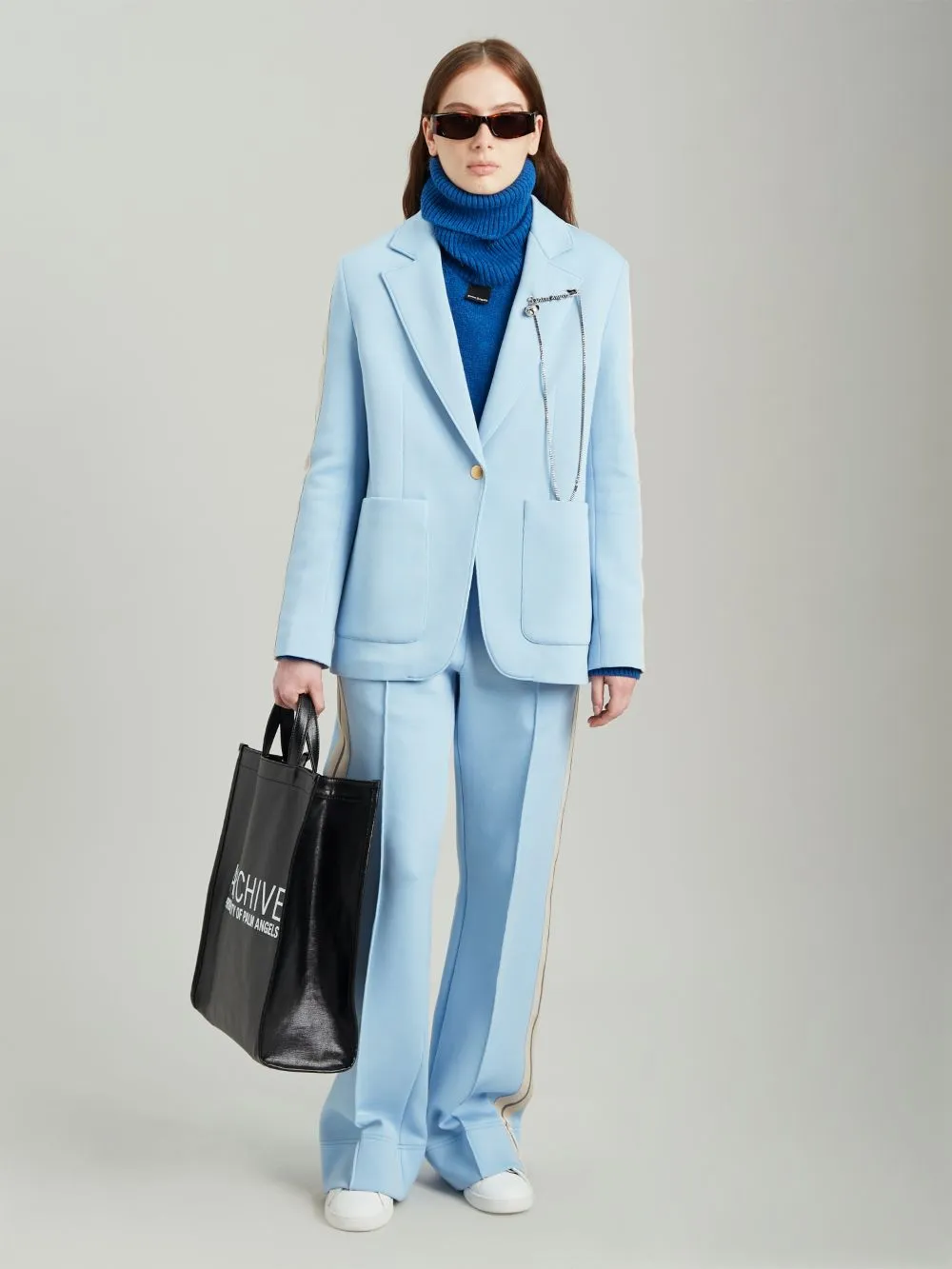 Stripe Detail Tailored Blazer