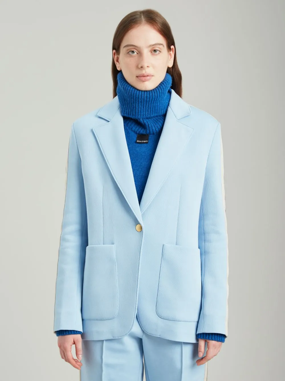 Stripe Detail Tailored Blazer