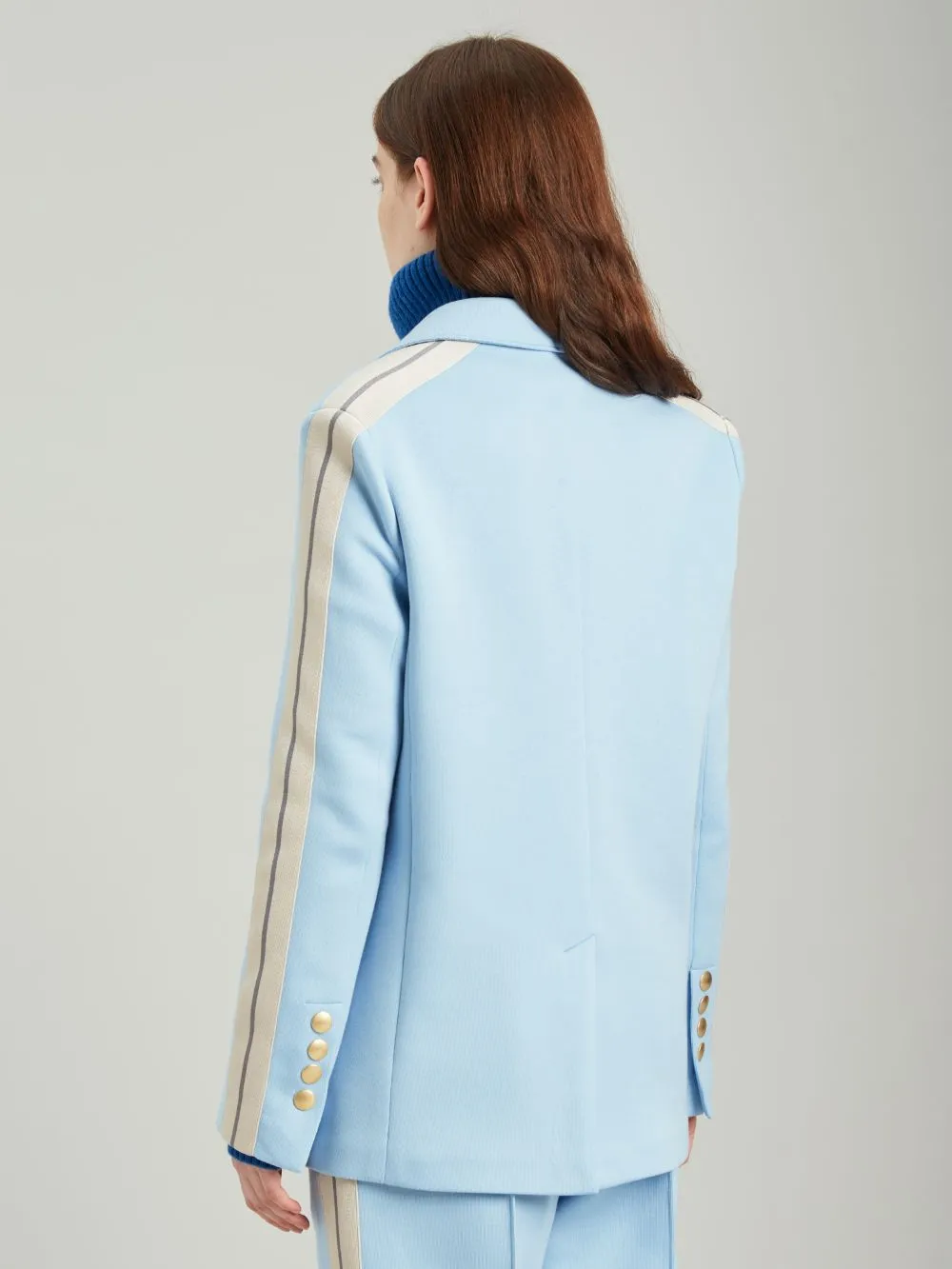 Stripe Detail Tailored Blazer