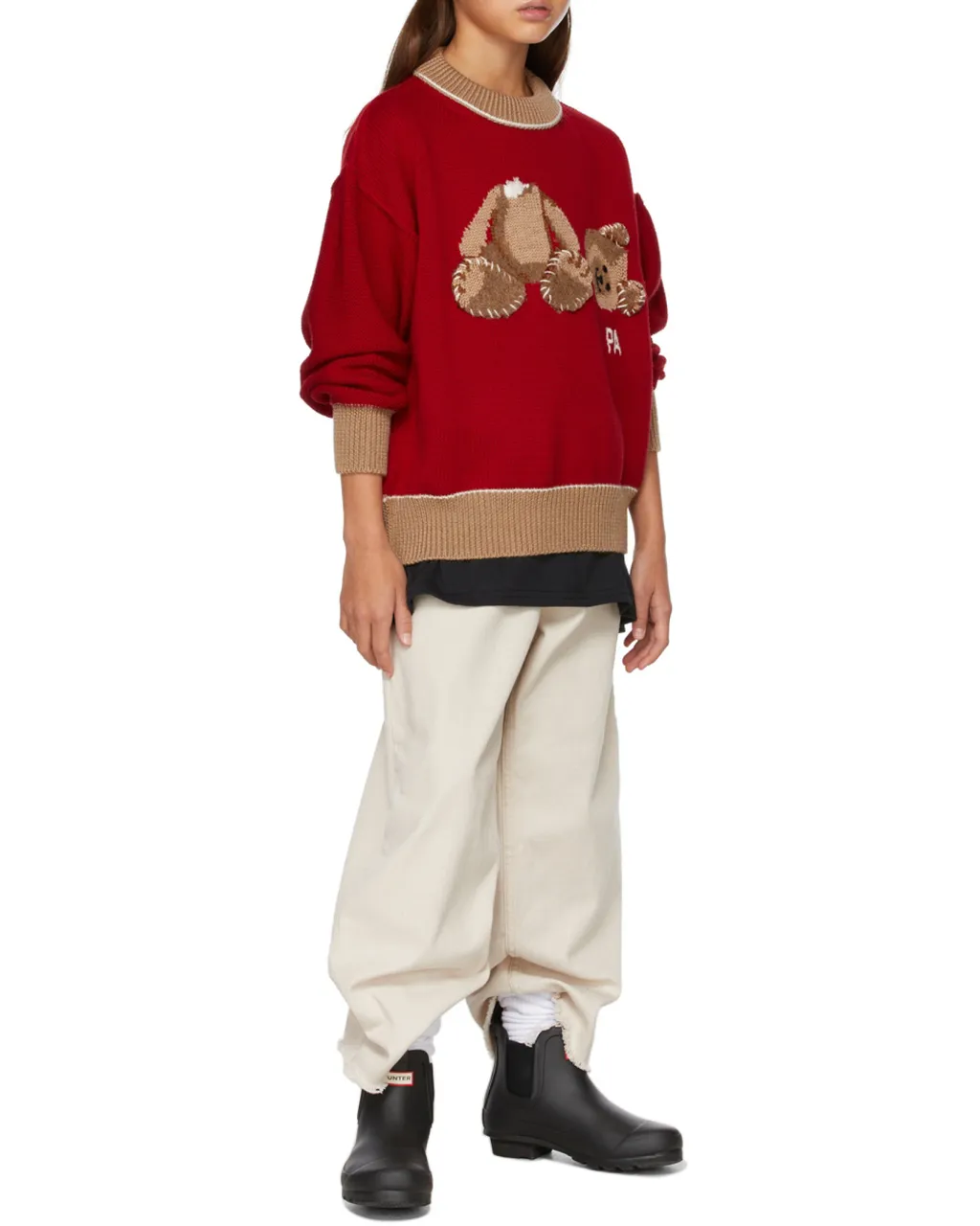 Teddy Bear Intarsia Jumper