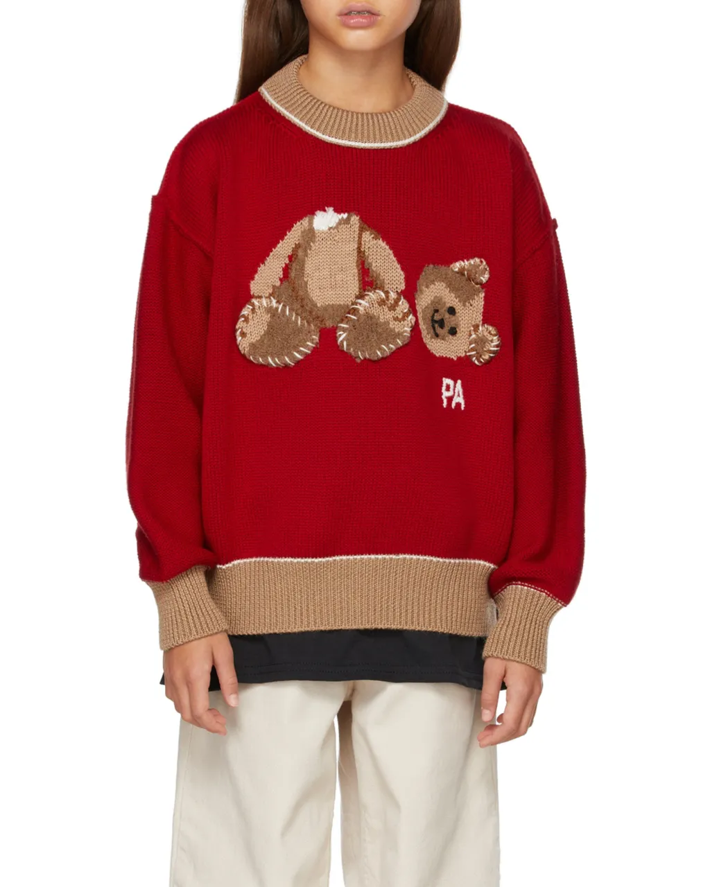 Teddy Bear Intarsia Jumper