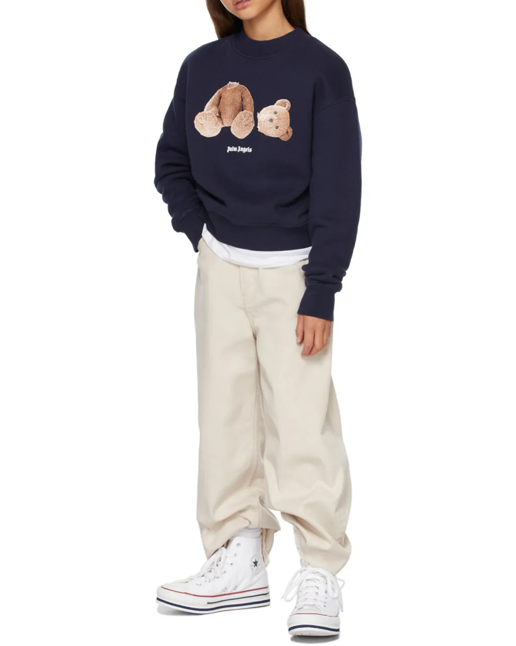 Teddy Bear Printed Sweatshirt
