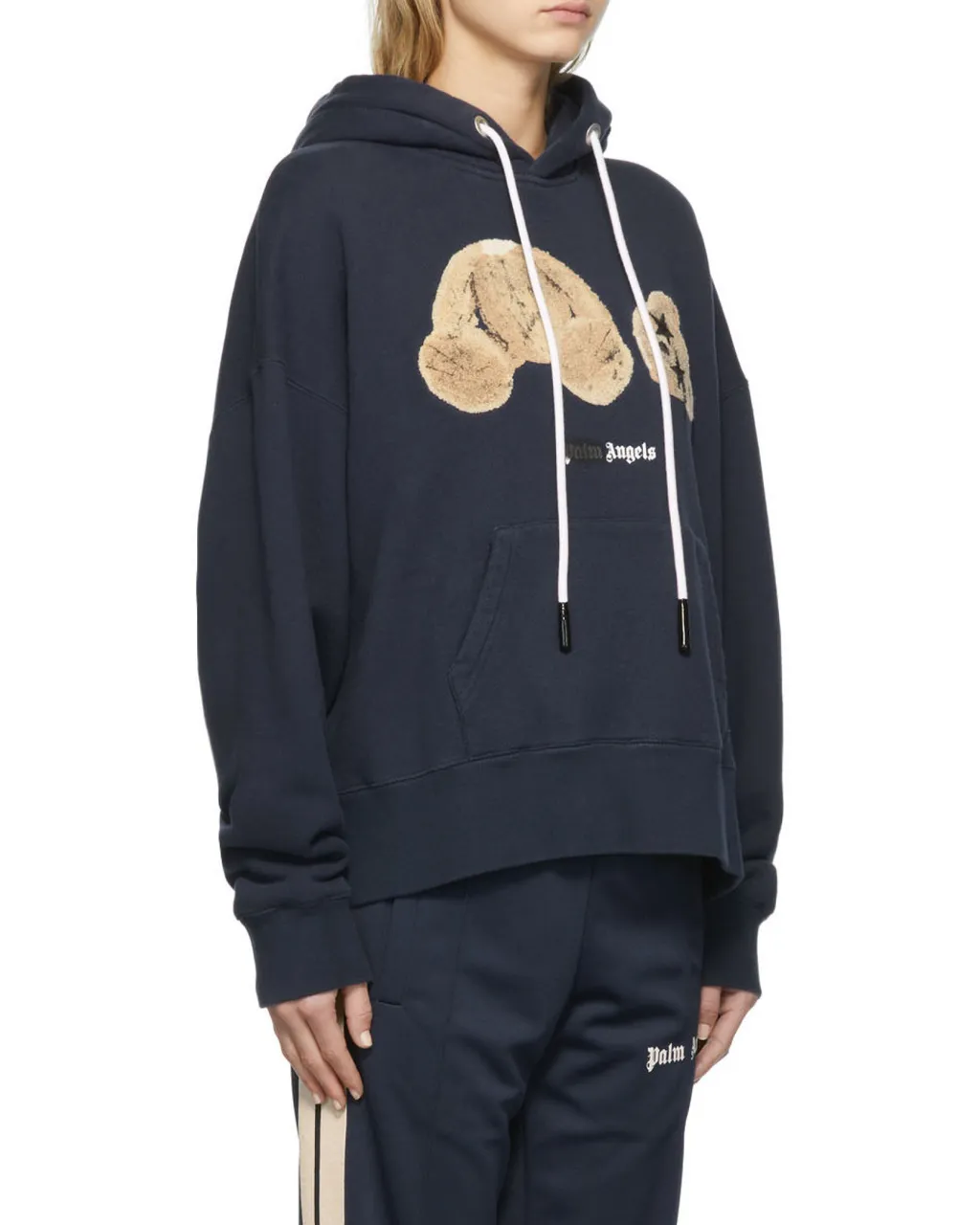 Spray Bear Drawstring Hoodie