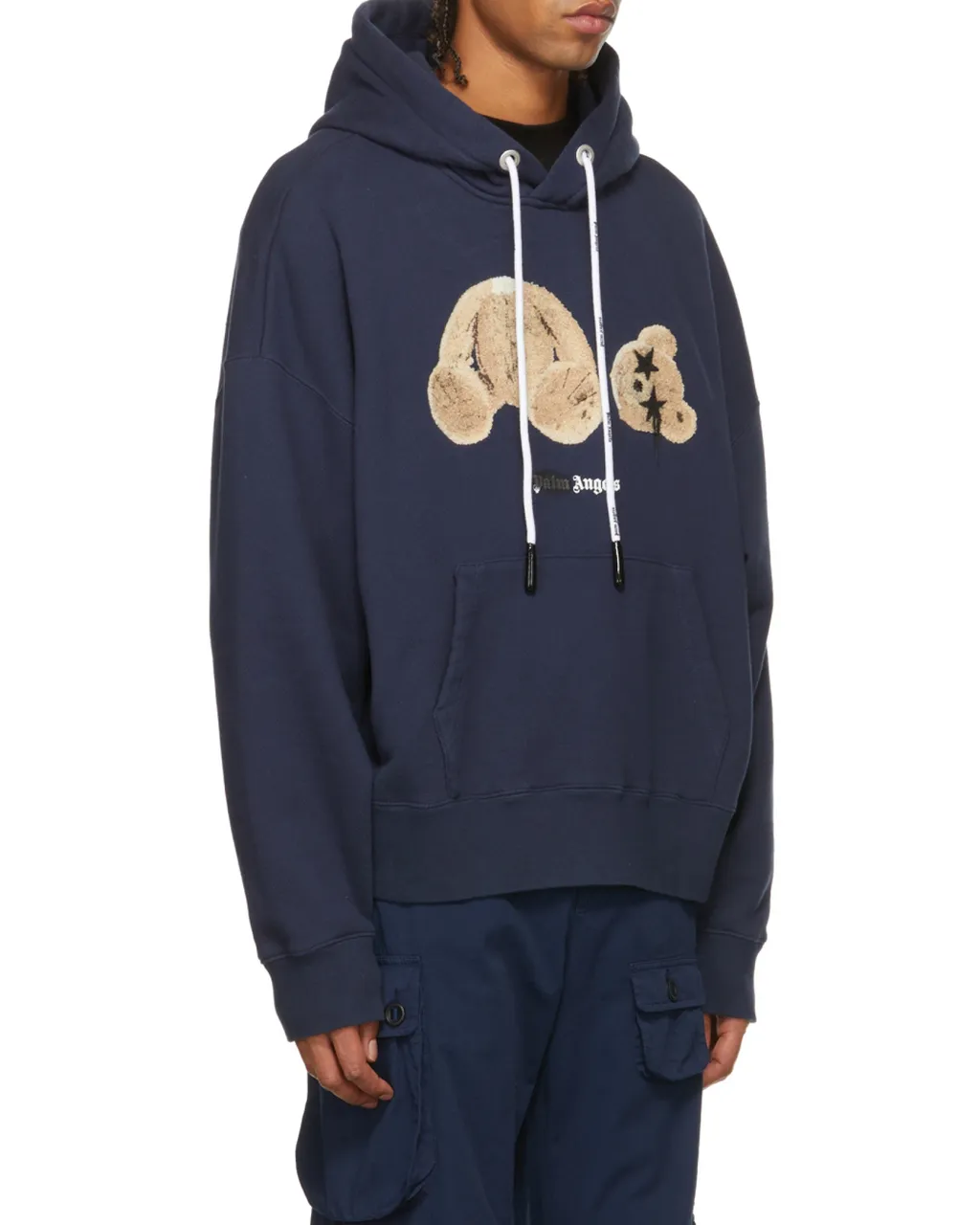 Spray Bear Drawstring Hoodie