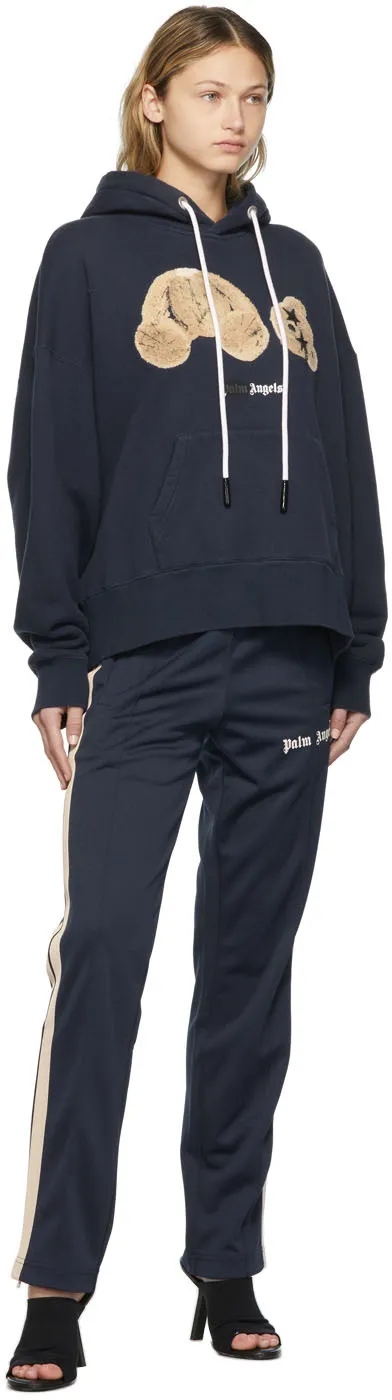 Spray Bear Drawstring Hoodie