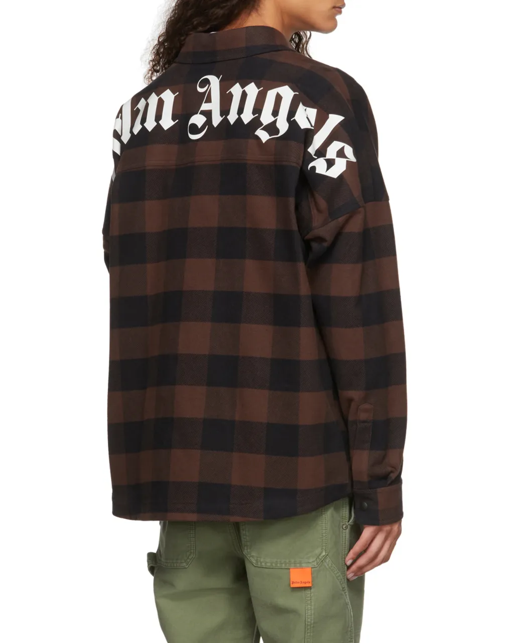 Logo-Print Checked Shirt