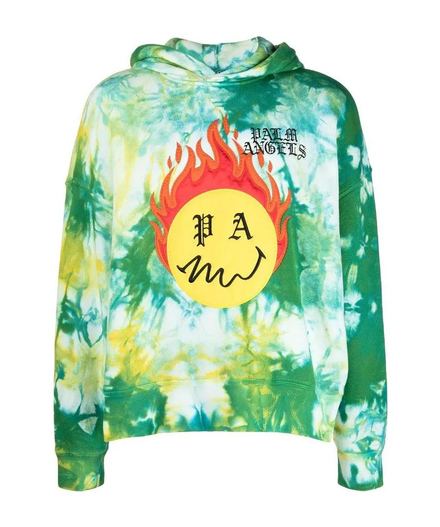Burning Head Tie-Dye Hoodie