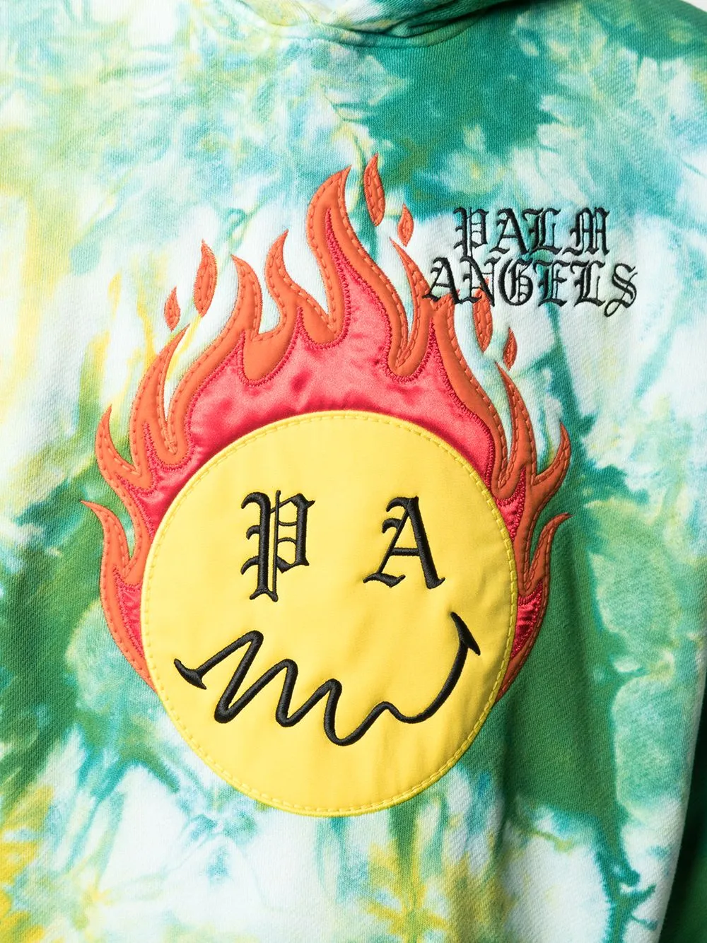 Burning Head Tie-Dye Hoodie