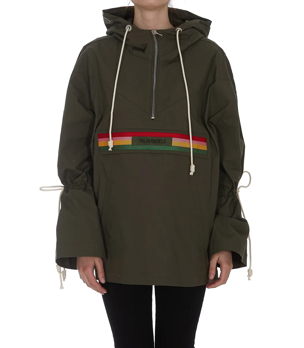 Striped Hooded Jacket