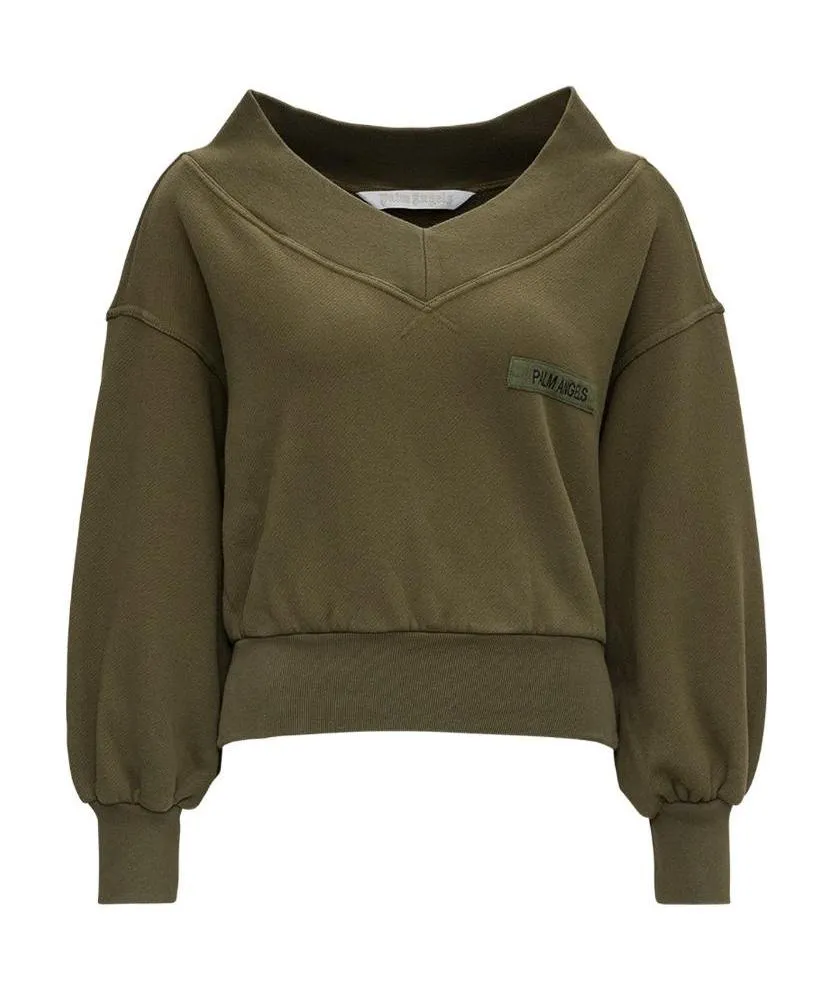 Off-Shoulder Sweatshirt