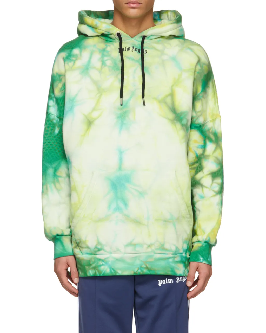 Tie-Dye Logo Print Hoodie