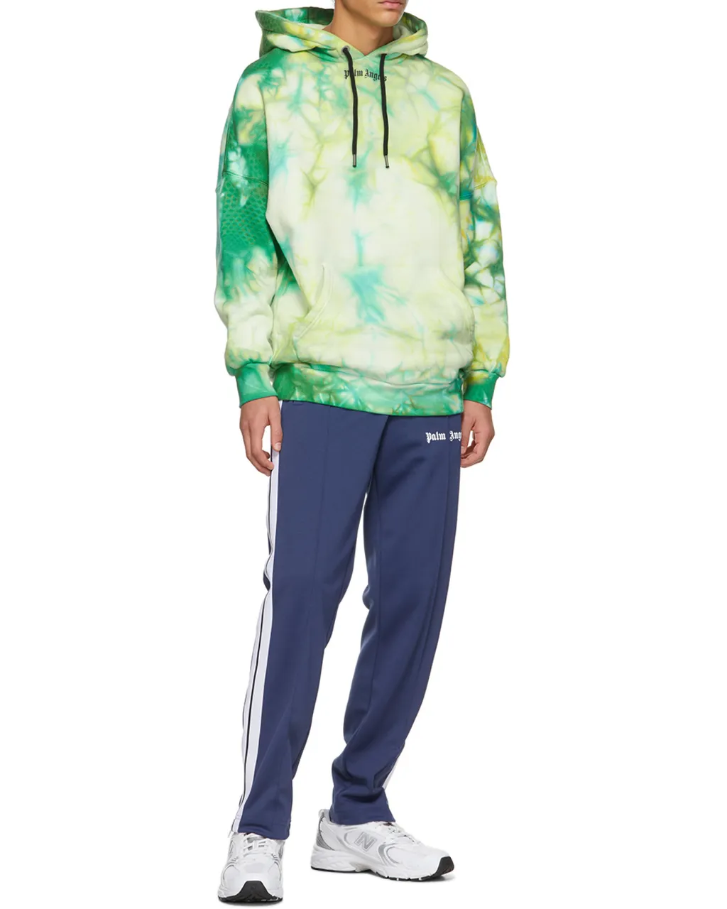 Tie-Dye Logo Print Hoodie