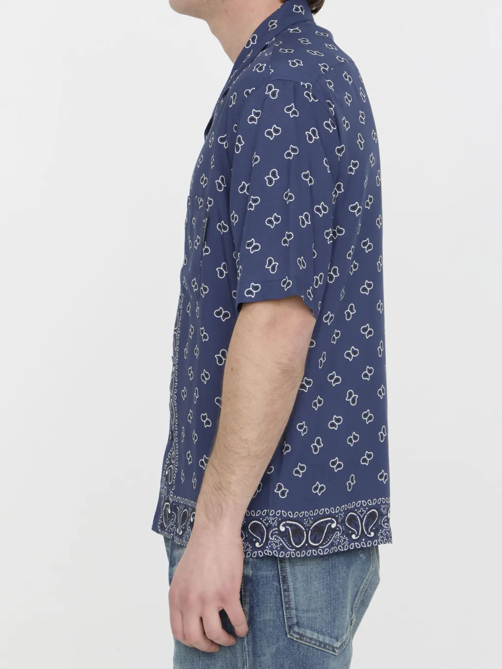 Paisley Printed Bowling Shirt