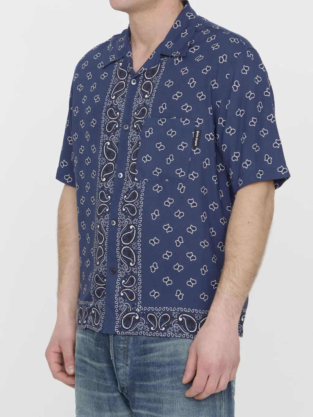 Paisley Printed Bowling Shirt