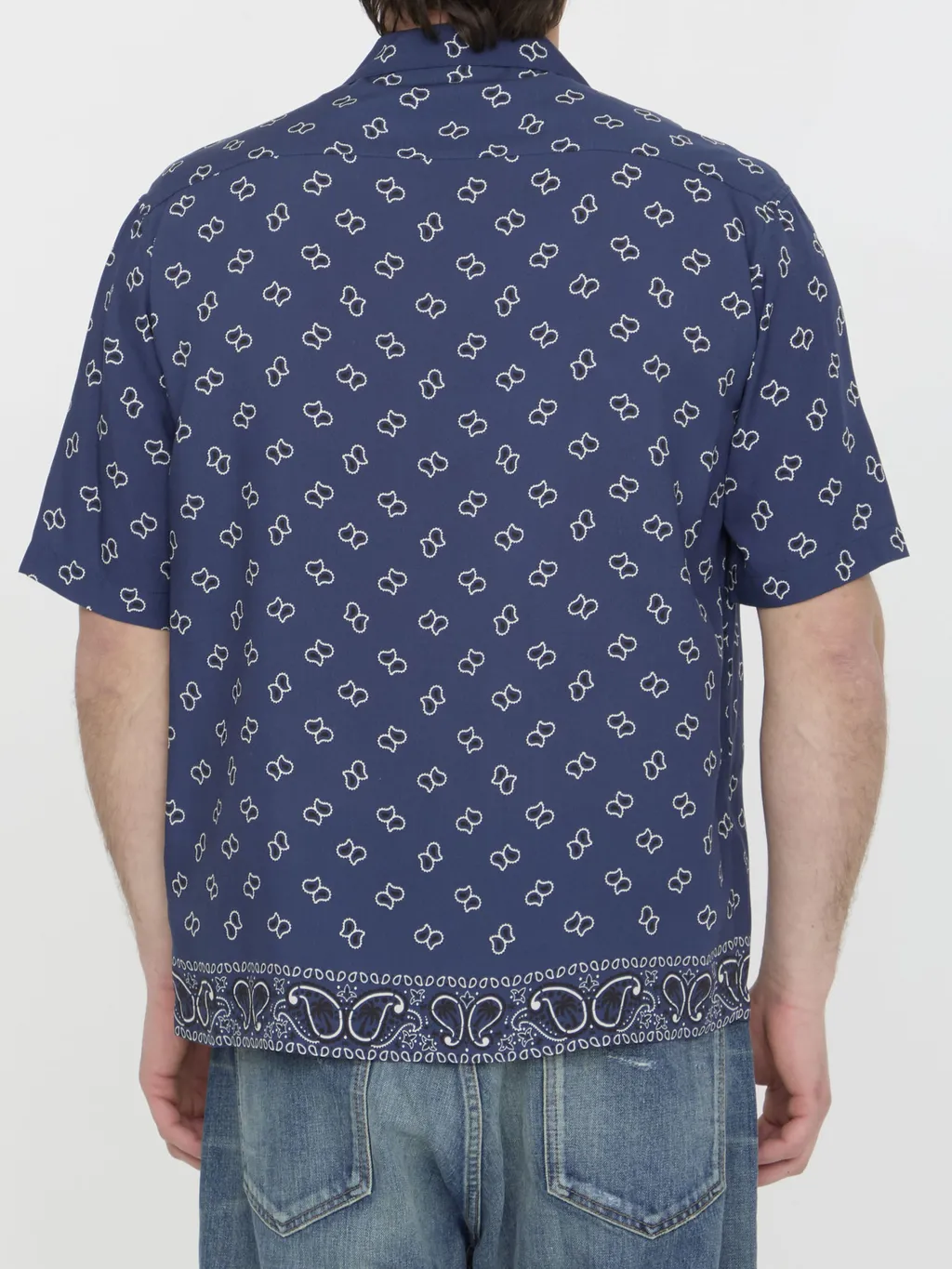 Paisley Printed Bowling Shirt