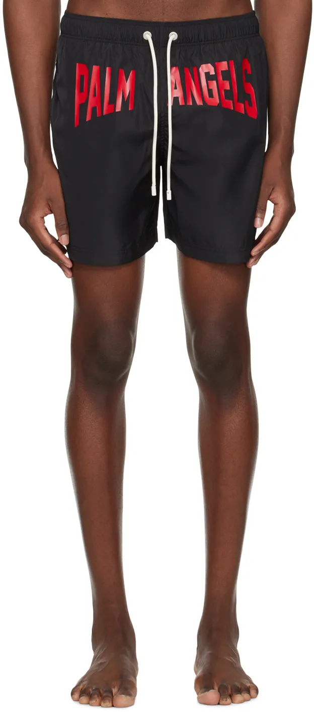 Logo-Printed Drawstring Swim Shorts