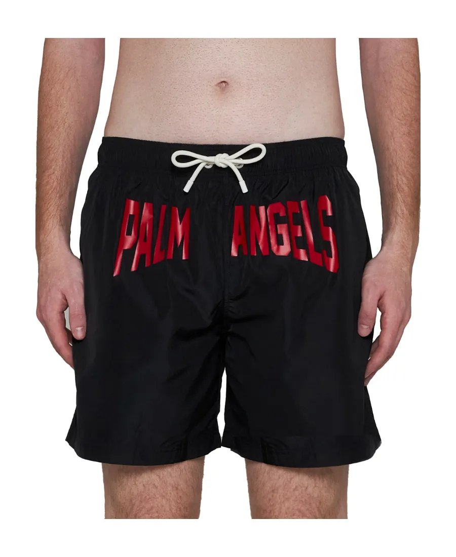 Logo-Printed Drawstring Swim Shorts