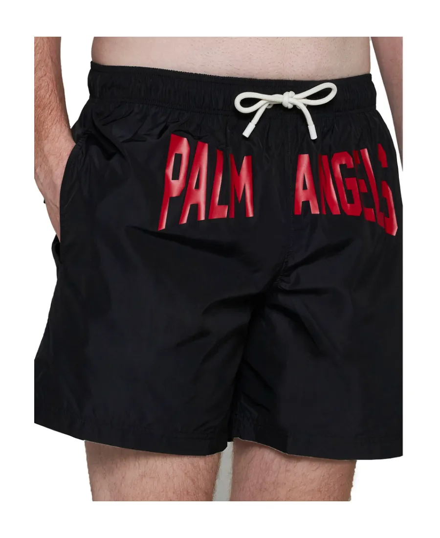 Logo-Printed Drawstring Swim Shorts