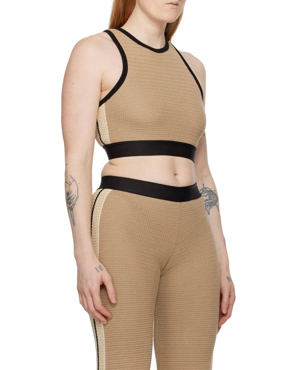Side Stripe Detailed Knitted Tank Top
