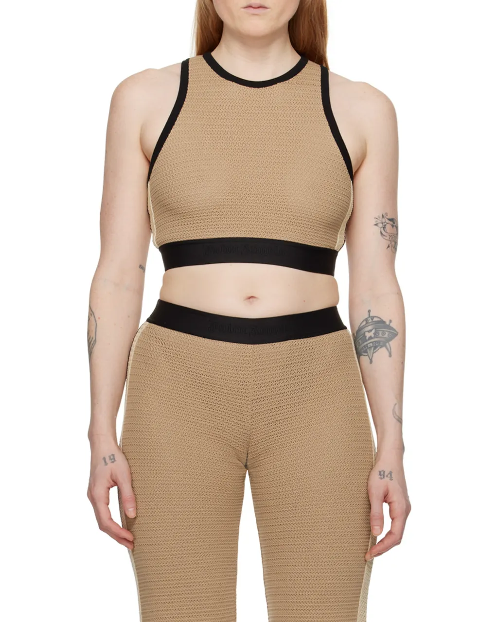 Side Stripe Detailed Knitted Tank Top