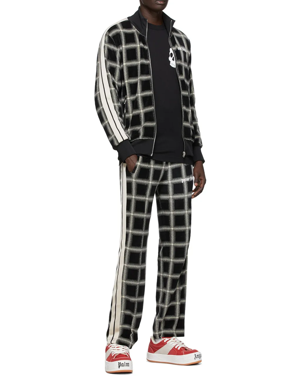 Checked Track Jacket