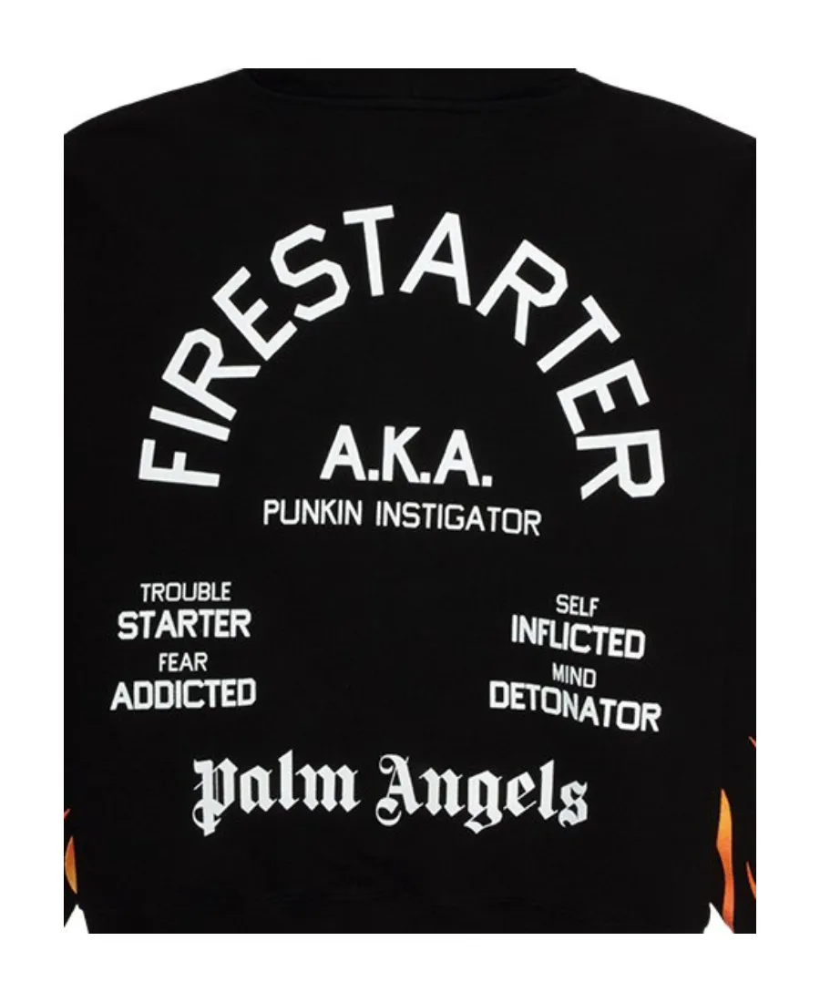 Flame Pattern Hoodie