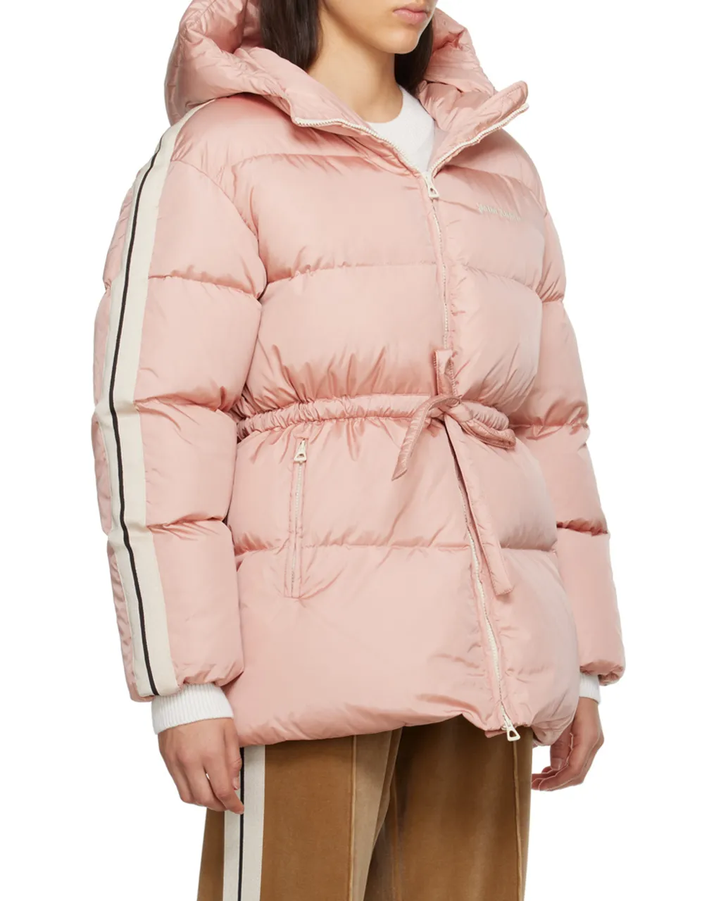 Logo Embroidered Down Jacket