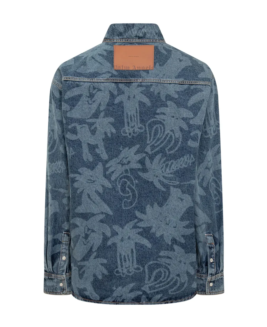 Palmity Button-Up Denim Shirt