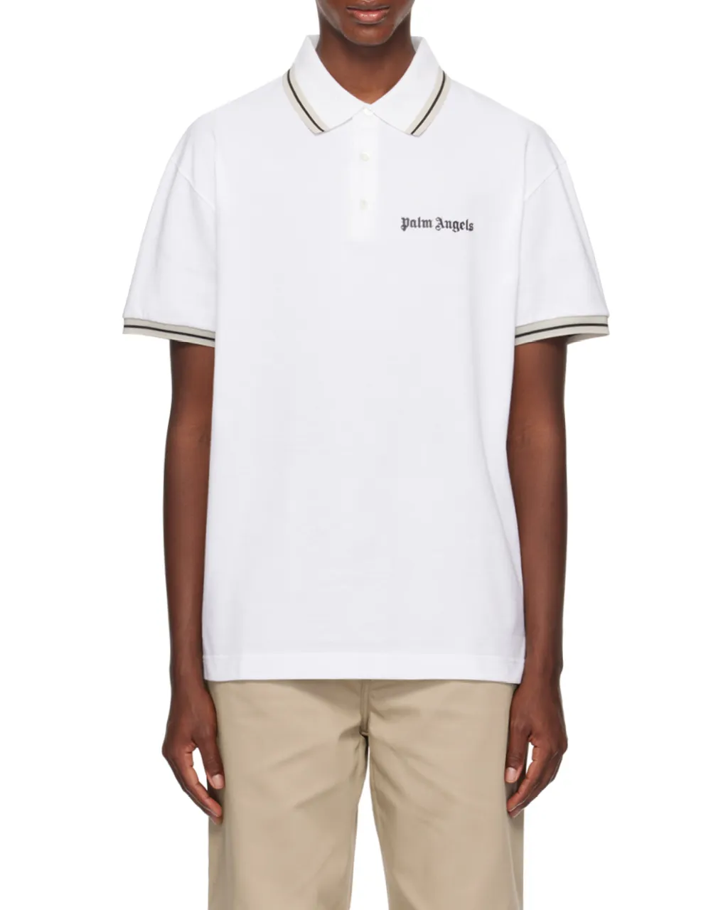 Logo-Print Cotton Polo Shirt