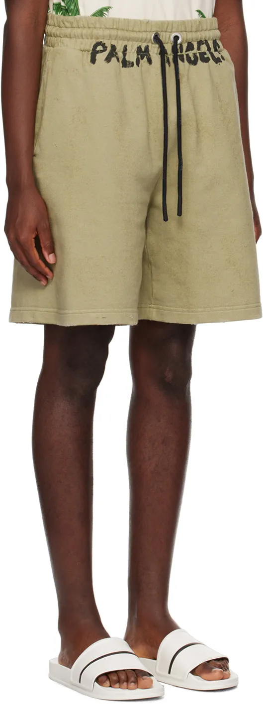 Logo Printed Drawstring Shorts