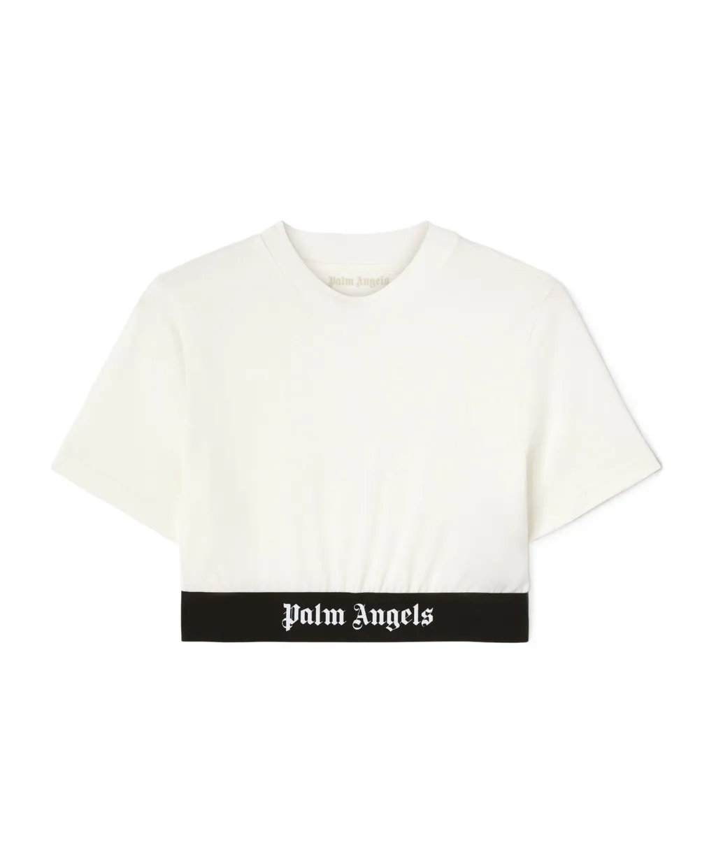 Logo Tape Cropped Top