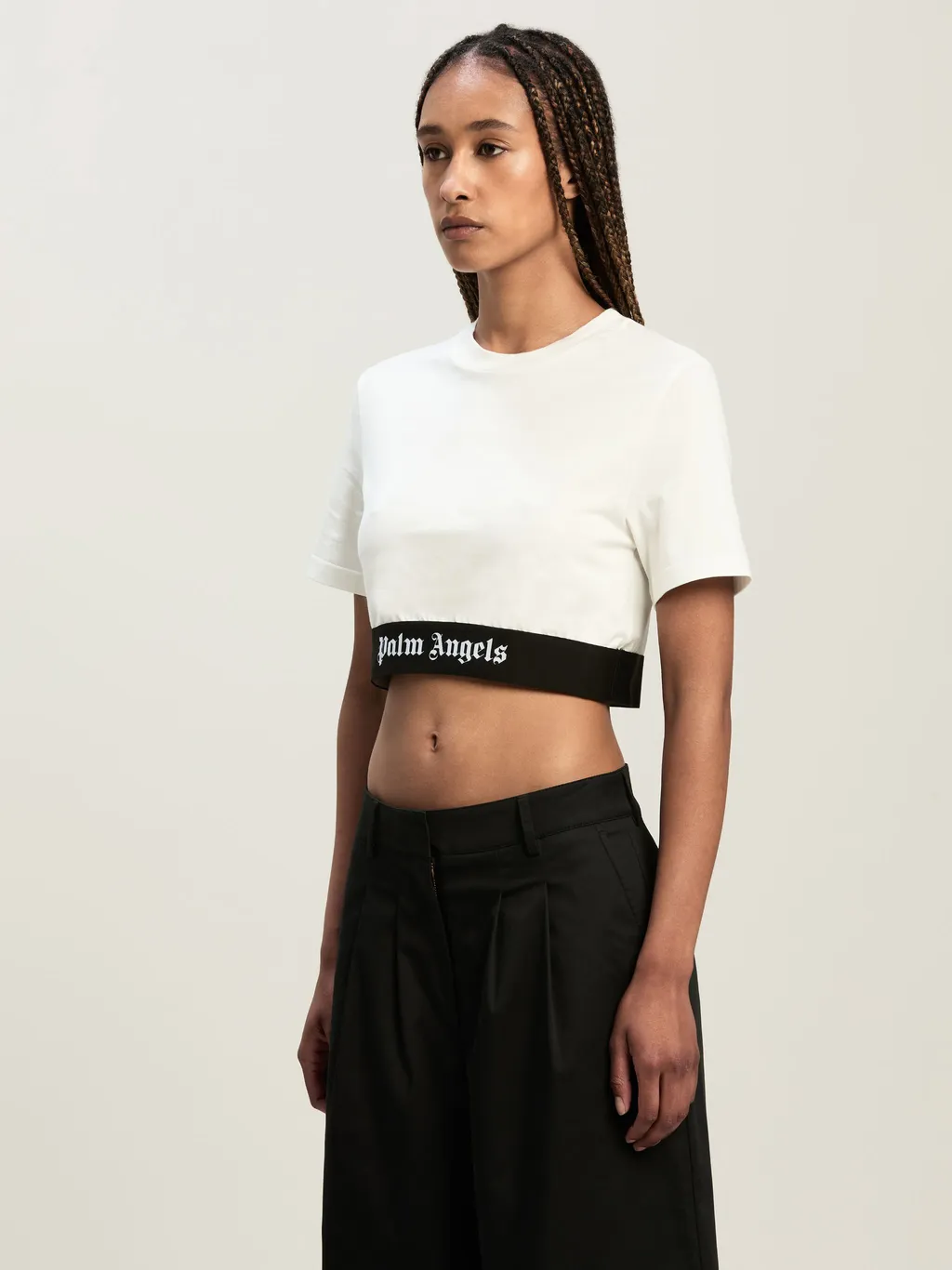 Logo Tape Cropped Top
