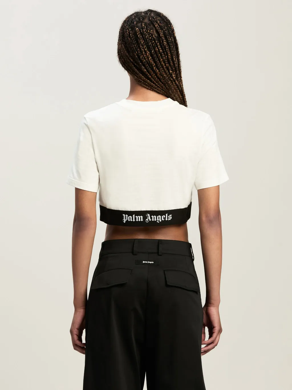 Logo Tape Cropped Top
