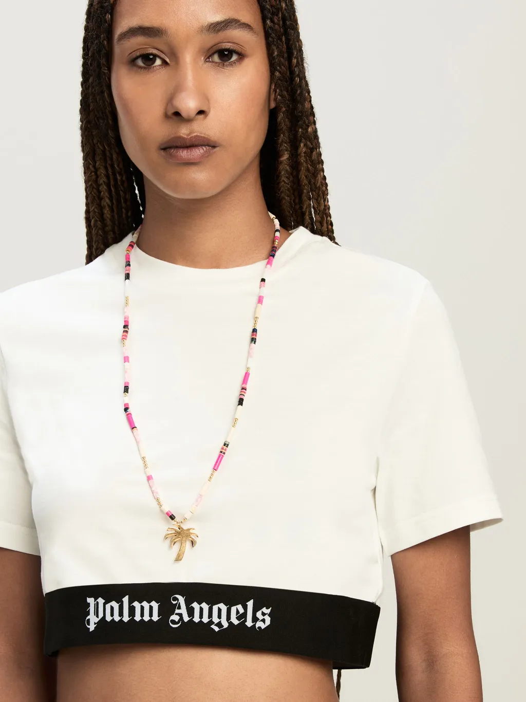 Logo Tape Cropped Top