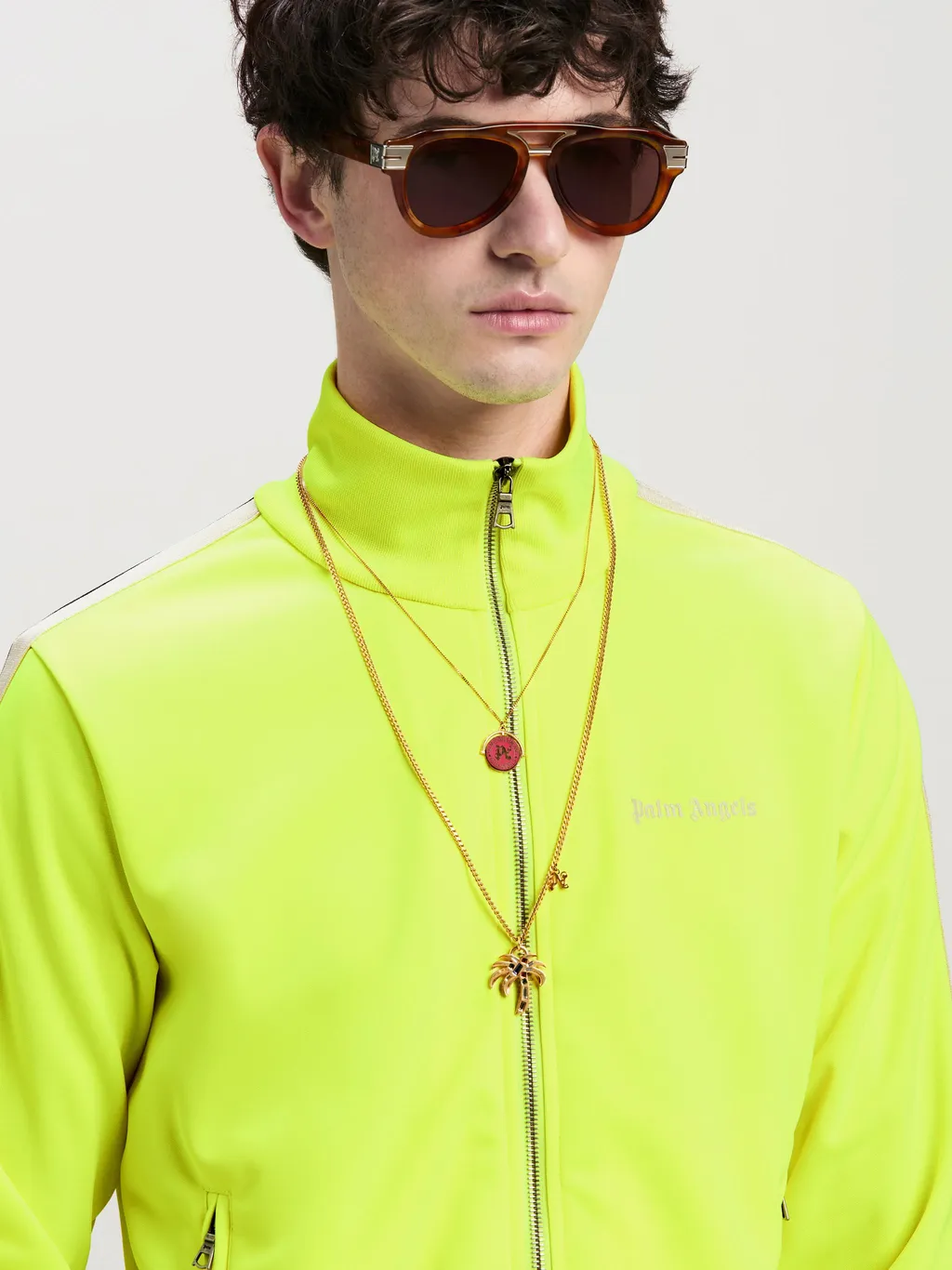 Logo Embroidered Zipped Sweatshirt